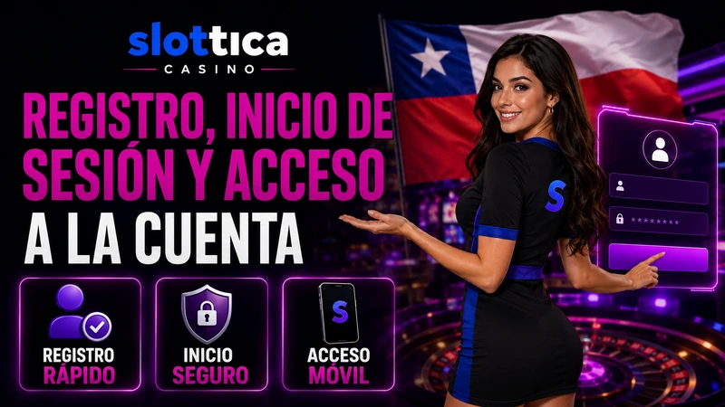 Registro e inicio de sesión en Slottica con acceso seguro