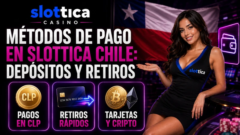 Métodos de pago en Slottica Chile para depósitos y retiros